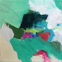 This is an original acrylic mixed media fine art painting