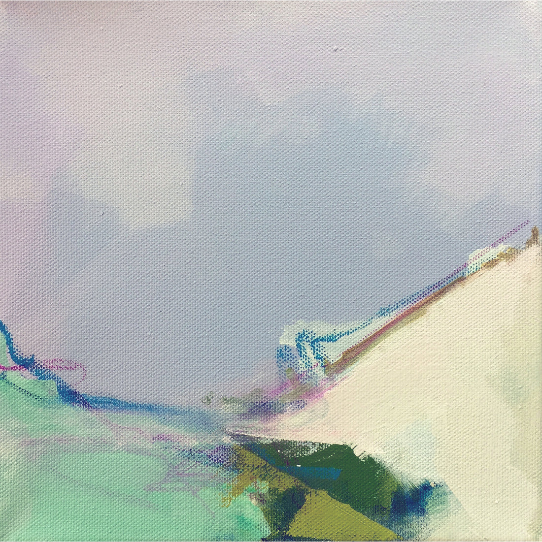 This is an original acrylic mixed media fine art painting
