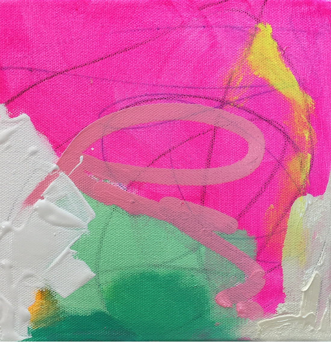 This is an original acrylic mixed media fine art painting