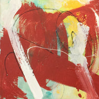 This is an original acrylic mixed media fine art painting